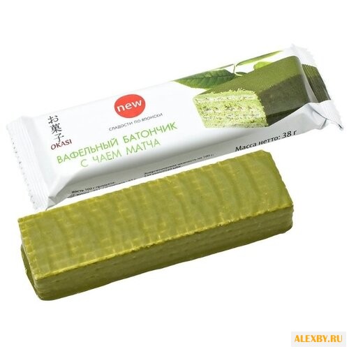 Вафельный батончик Okasi с чаем