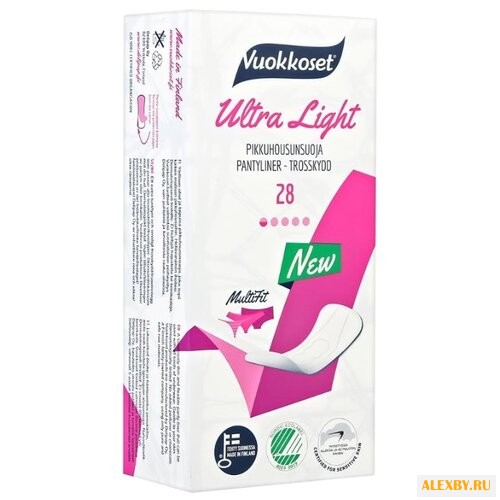 Vuokkoset прокладки ежедневные