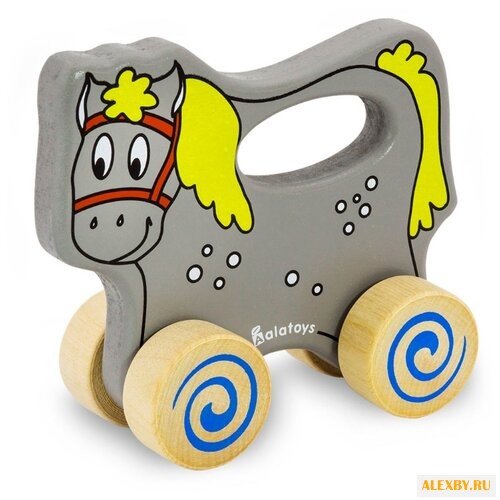 Каталка-игрушка Alatoys Лошадка