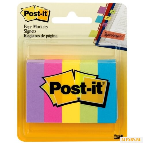 Post-it Закладки 127мм 5 цветов