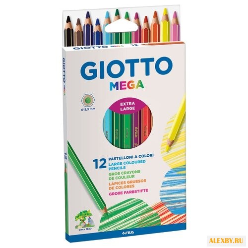 GIOTTO Цветные карандаши Mega