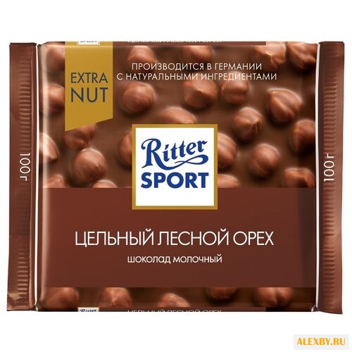 Шоколад Ritter Sport Extra Nut