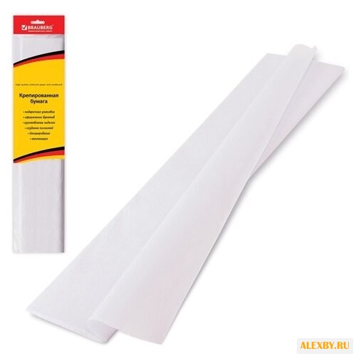 Цветная бумага крепированная