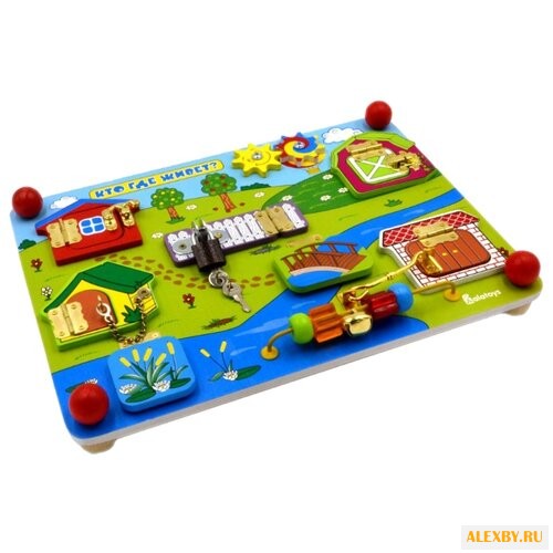 Бизиборд Alatoys Кто где живет