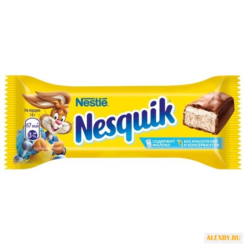 Батончик Nesquik с какао-нугой