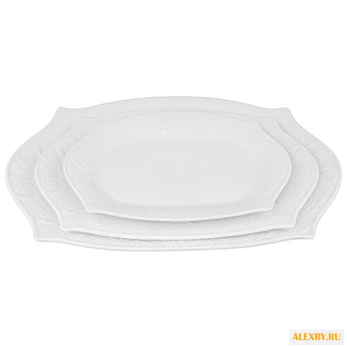 Elan gallery Набор блюд Белые