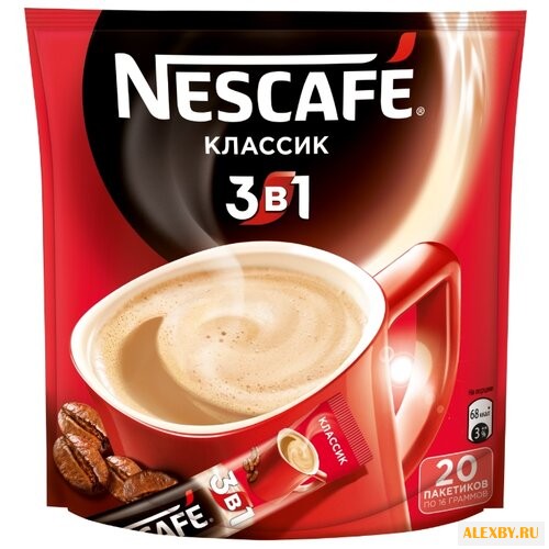 Купить Растворимый кофе Nescafe 3 в 1