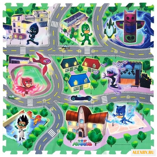 Коврик-пазл РОСМЭН Герои в