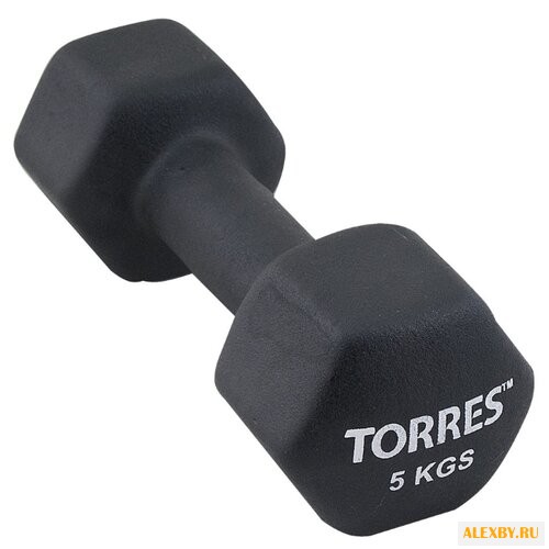 Гантель цельнолитая TORRES