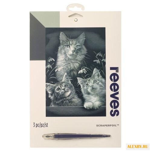 Гравюра Reeves Кошки RVPPSF303