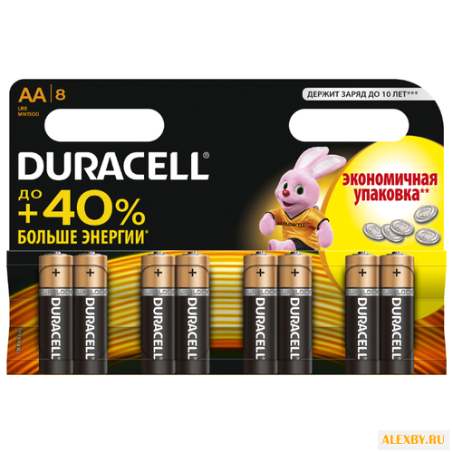 Батарейка AA Duracell LR6-8BL