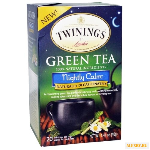 Чай зеленый Twinings Nightly