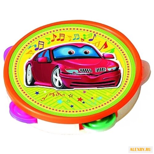 Рыжий кот бубен большой Машина