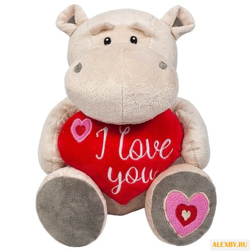 Мягкая игрушка Maxitoys Бегемот