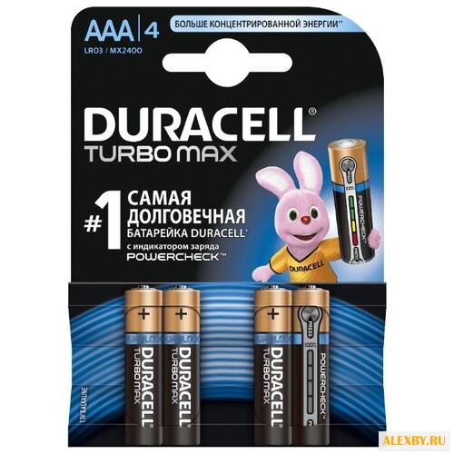 Батарейка AAA Duracell LR03-4BL