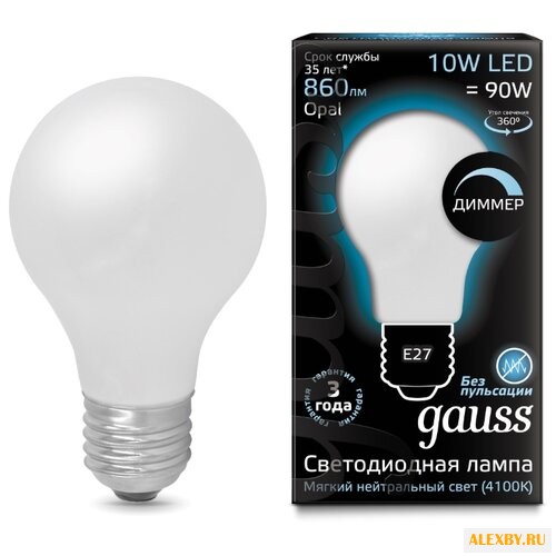 Лампа светодиодная gauss LED