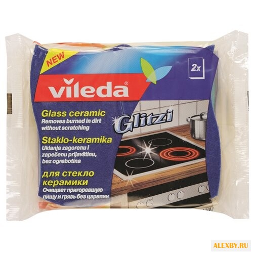 Губка для стеклокерамики Vileda