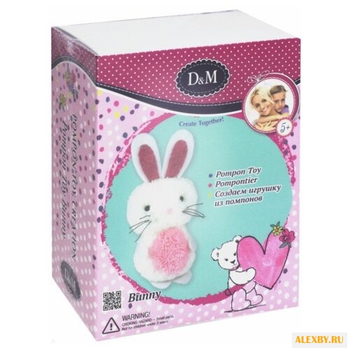 Купить D&M Создаем игрушку из помпонов
