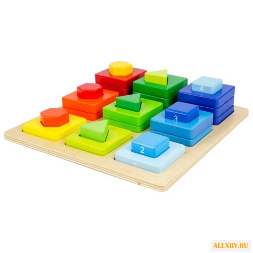 Пирамидка-сортер Mapacha Цвета