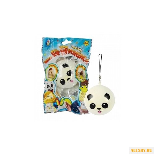 Игрушка-мялка 1 TOY Шар-панда