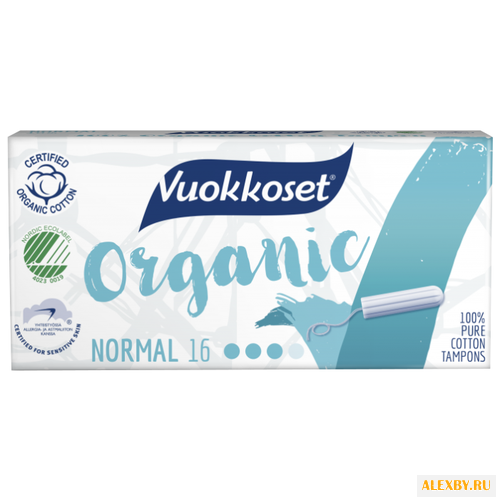 Купить Vuokkoset тампоны Organic Normal