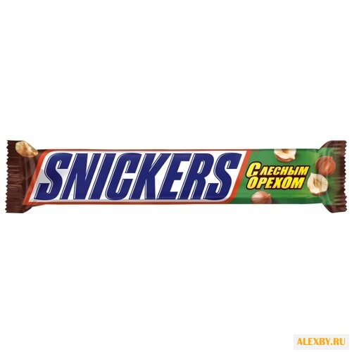 Батончик Snickers с лесным