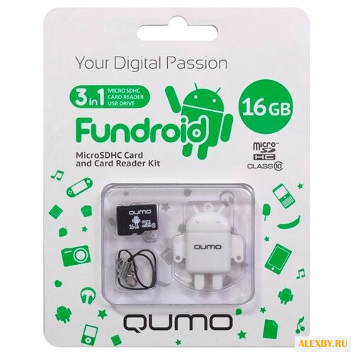 Карта памяти Qumo microSDHC