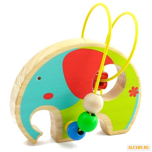 Лабиринт Игрушки из дерева Слон