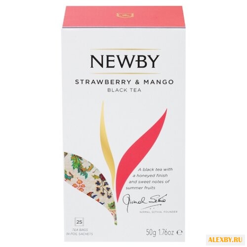 Чай черный Newby Strawberry &