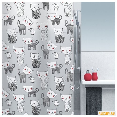 Штора Spirella Mizzy 180x200