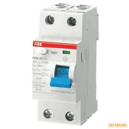 УЗО ABB 30мА тип AC F202 2 полюса