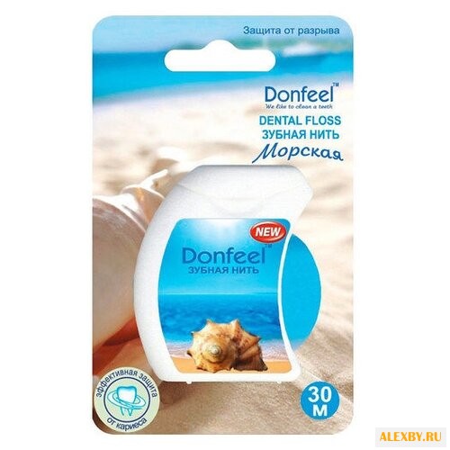 Donfeel зубная нить Морская