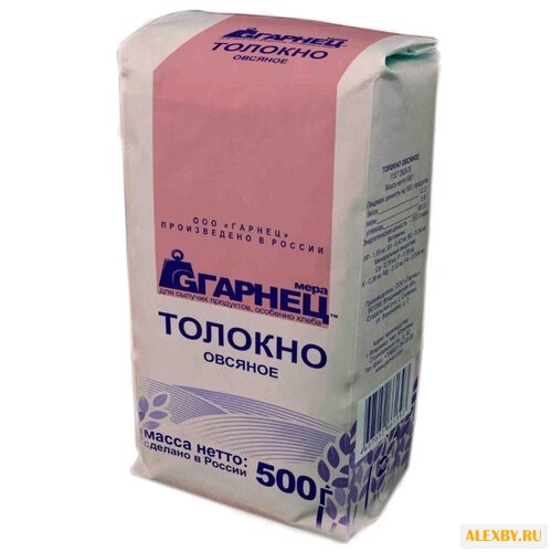Толокно Гарнец овсяное 0.5 кг