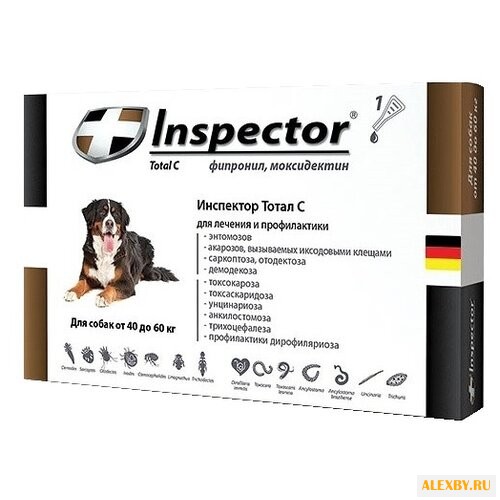 Inspector Капли для собак от 40