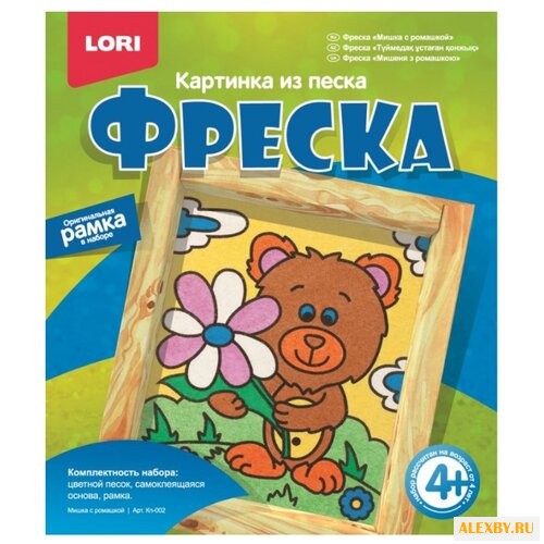 LORI Фреска из песка Мишка с