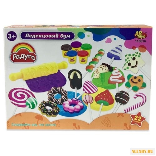 Масса для лепки ABtoys Радуга