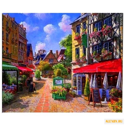 Рыжий кот Картина по номерам