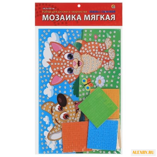 Рыжий кот Мозаика мягкая Кошка