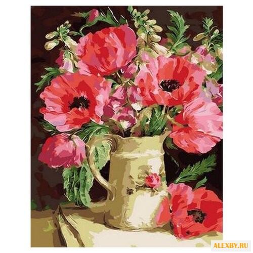 Рыжий кот Картина по номерам