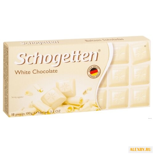 Шоколад Schogetten White белый