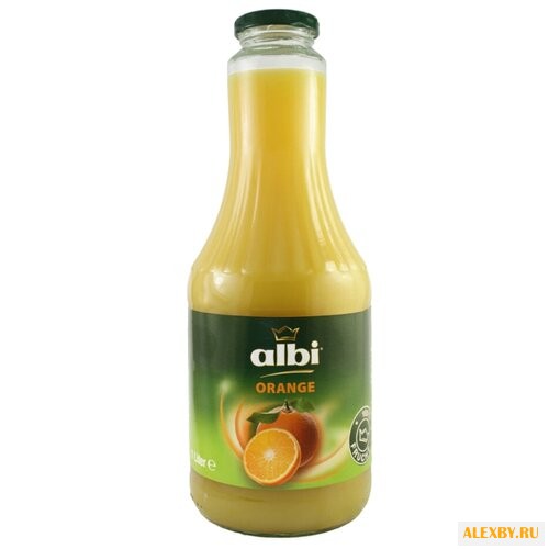 Купить Сок albi апельсин в стеклянной