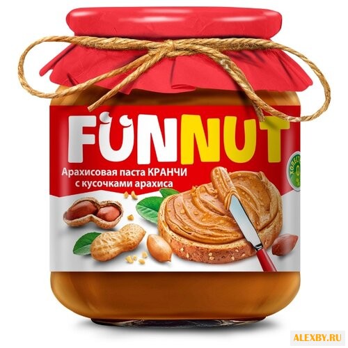 Funnut Арахисовая паста Кранчи
