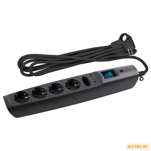 Сетевой фильтр ЭРА SFU-5es-B