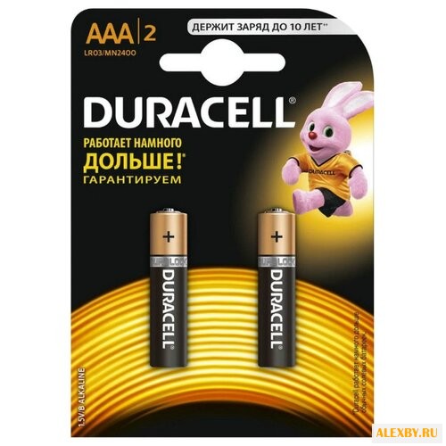 Батарейка AAA Duracell LR03-2BL