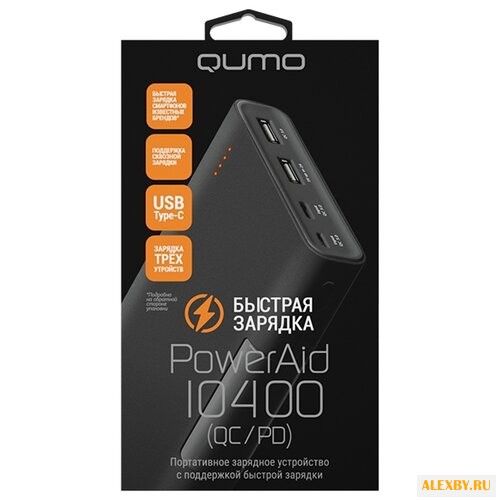 Аккумулятор Qumo PowerAid 10400