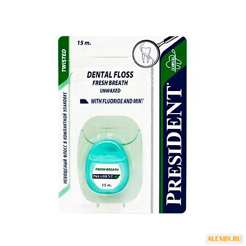 PresiDENT зубная нить Мятная с