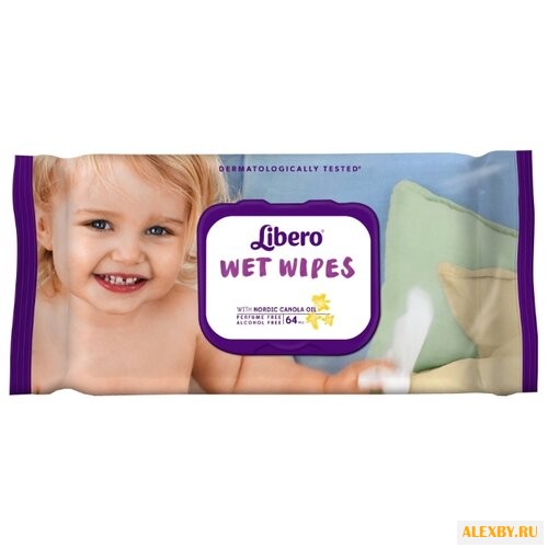 Купить Влажные салфетки Libero Wet