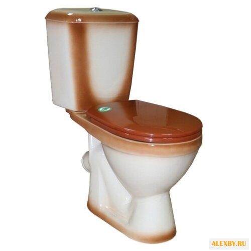 Унитаз ROSA Лира коричневый