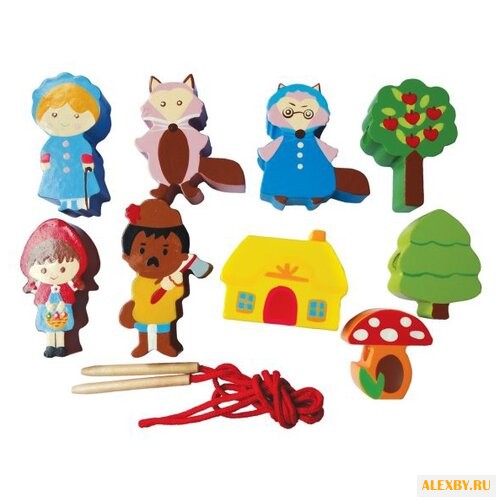 Шнуровка Mapacha Красная