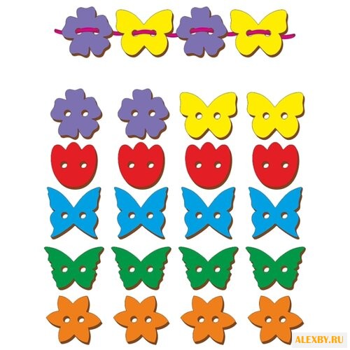 Шнуровка Woodland Бабочки